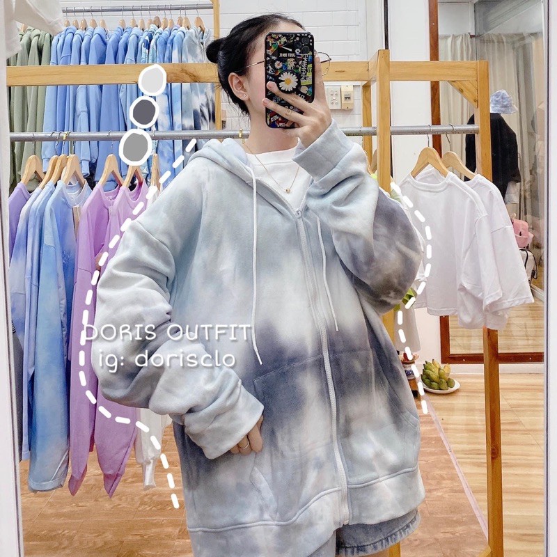 ��Áo Khoác Nỉ Loan Màu Dây Kéo XR | BigBuy360 - bigbuy360.vn