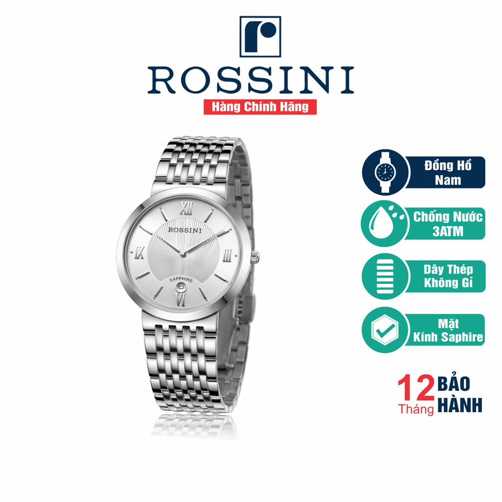 Đồng Hồ Nam Cao Cấp Rossini - 7387W01A - Hàng Chính Hãng