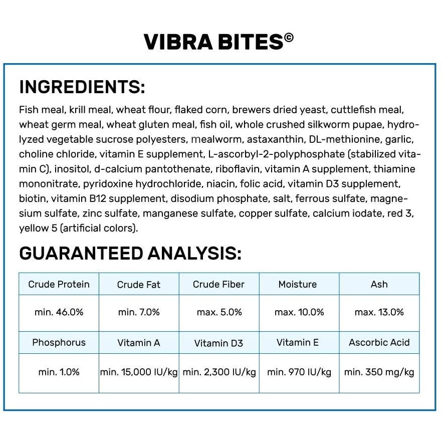 Cám HIKARI VIBRA BITES - Cám kích màu cá Nhật