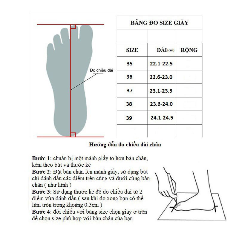 Dép bánh mì đế cao 5cm đi siêu nhẹ siêu bền không thấm nước