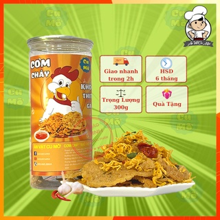 Cơm cháy khô gà lá chanh 300g Cu Mỡ thơm ngon đậm vị