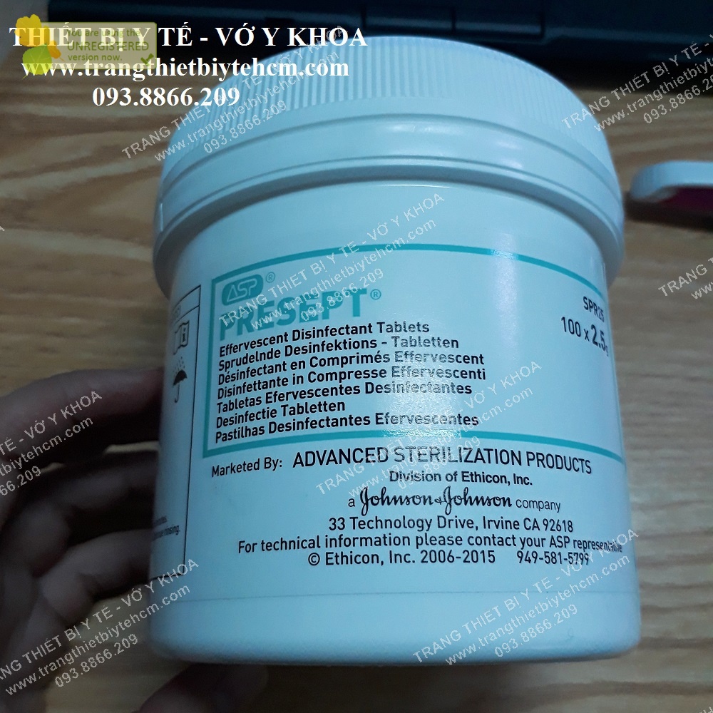 Viên nén khử khuẩn Presept 2.5g