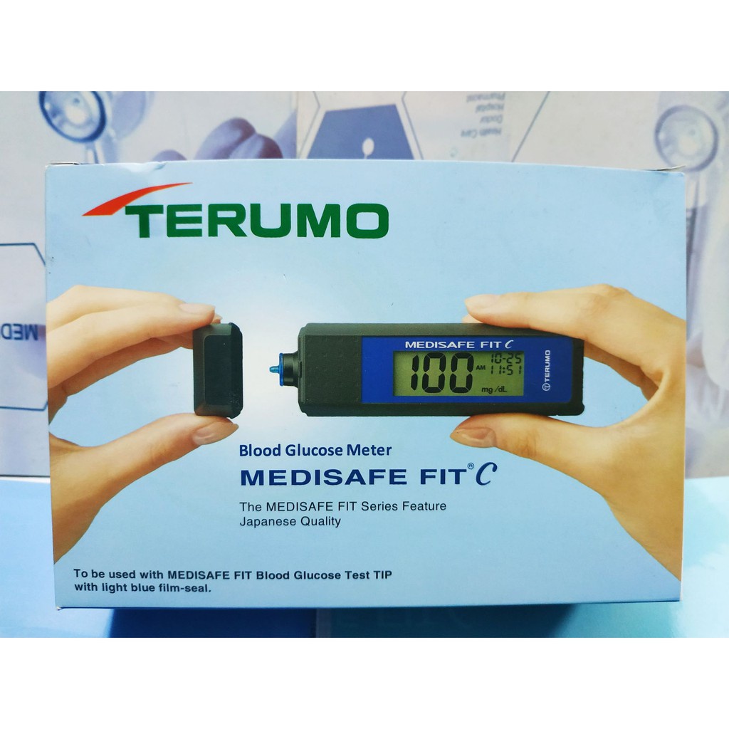 ✅ [TRỌN BỘ] Máy Đo Đường Huyết- Terumo Medisafe Fit C (+ 30 QUE, 30 KIM, CỒN) -VT0607