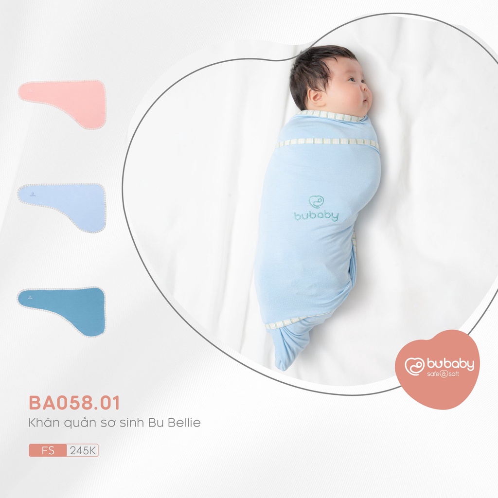 Khăn quấn sơ sinh BU Baby