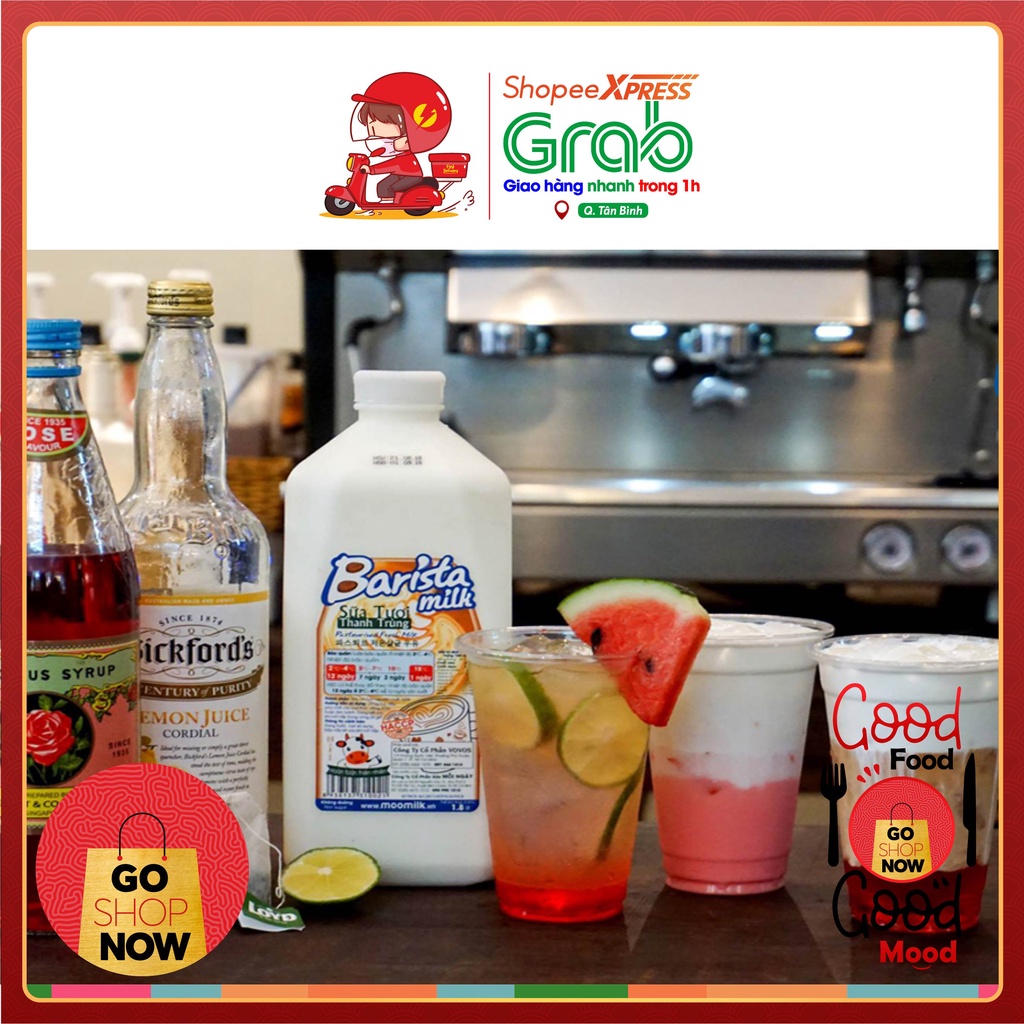 Sữa Tươi Thanh Trùng Barista Milk 1,8 Lít