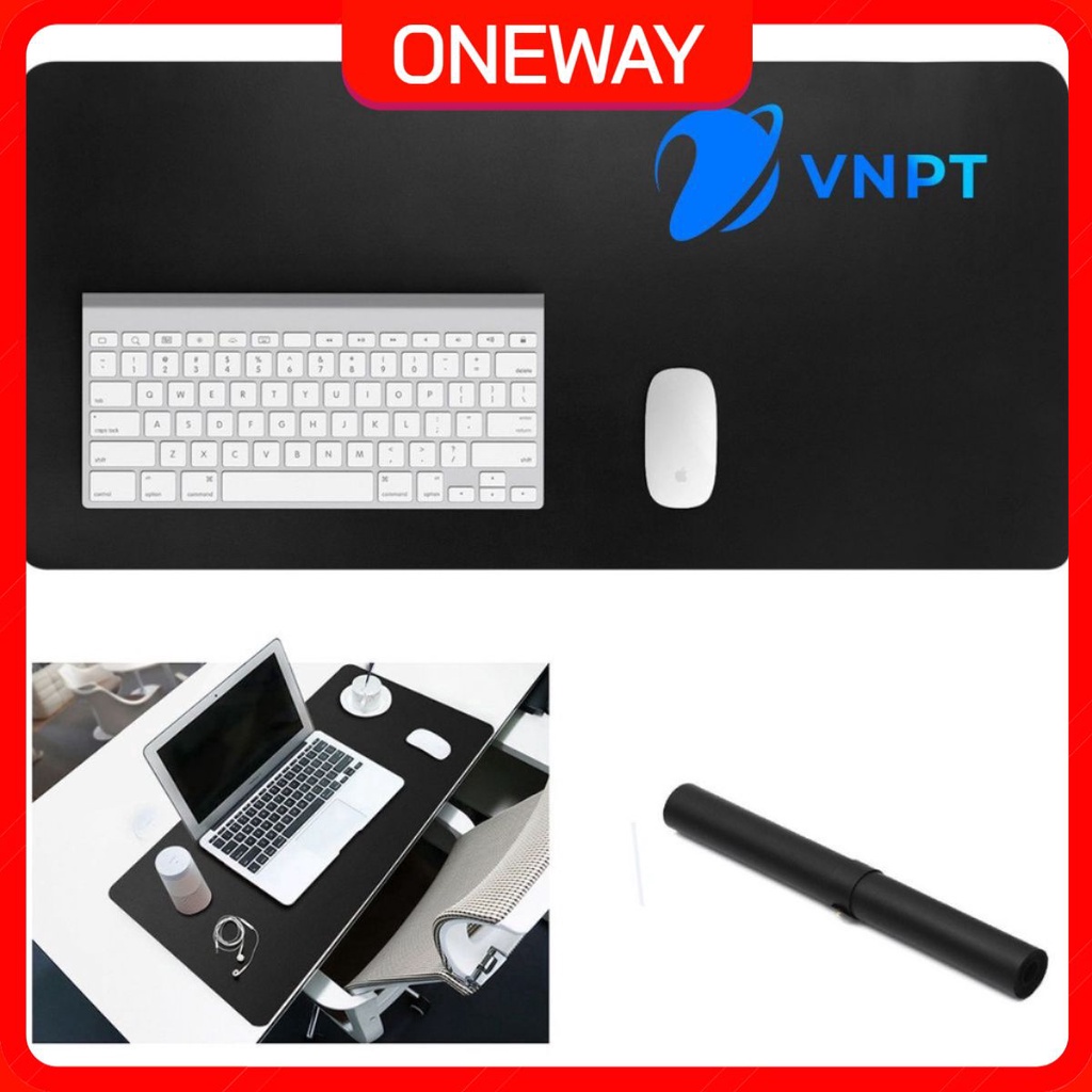 Miếng Da PU Trải Bàn Lót Chuột, Bàn Phím DeskPad Da Size Lớn 120x50, 100x50 Kiêm Miếng Lót Chuột Máy Tính.