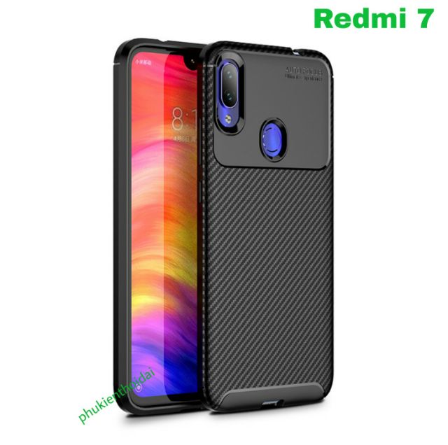 Ốp lưng Redmi 7 / Redmi 10 chống sốc Rằn Ri hiệu Auto Focus siêu bền chống mồ hôi vân tay