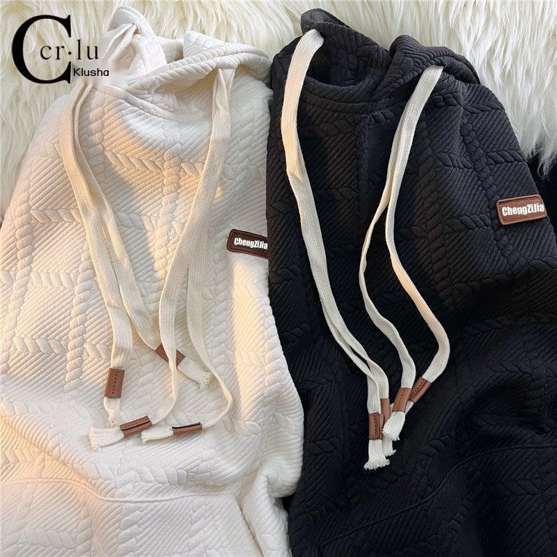 Áo sweater Có Mũ Dáng Rộng Mềm Mại Phong Cách Nhật Bản Cao Cấp Dành Cho Nam Nữ