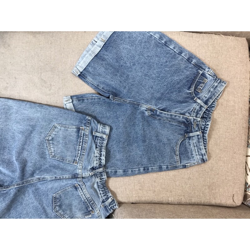QUẦN SỌT JEAN, QUẦN SHORT NỮ TRƠN CẠP CAO HAIQUANG MÀU XANH NHẠT -MÃ SHORT16