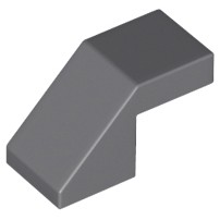 Gạch Lego dốc 45 độ 2 x 1 với mặt trơn cắt ngang / Lego Part 28192: Slope 45 2 x 1 with Cutout without Stud