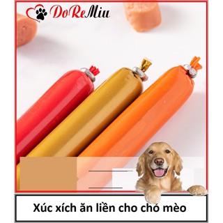 Xúc xích chó mèo ăn liền