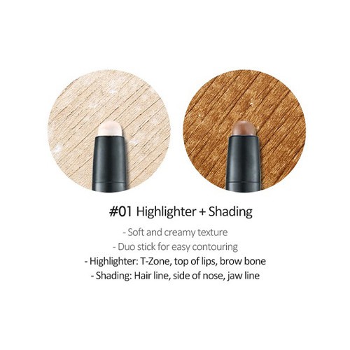 Bút Tạo khối hai đầu Etude House Play 101 Stick Contour Duo