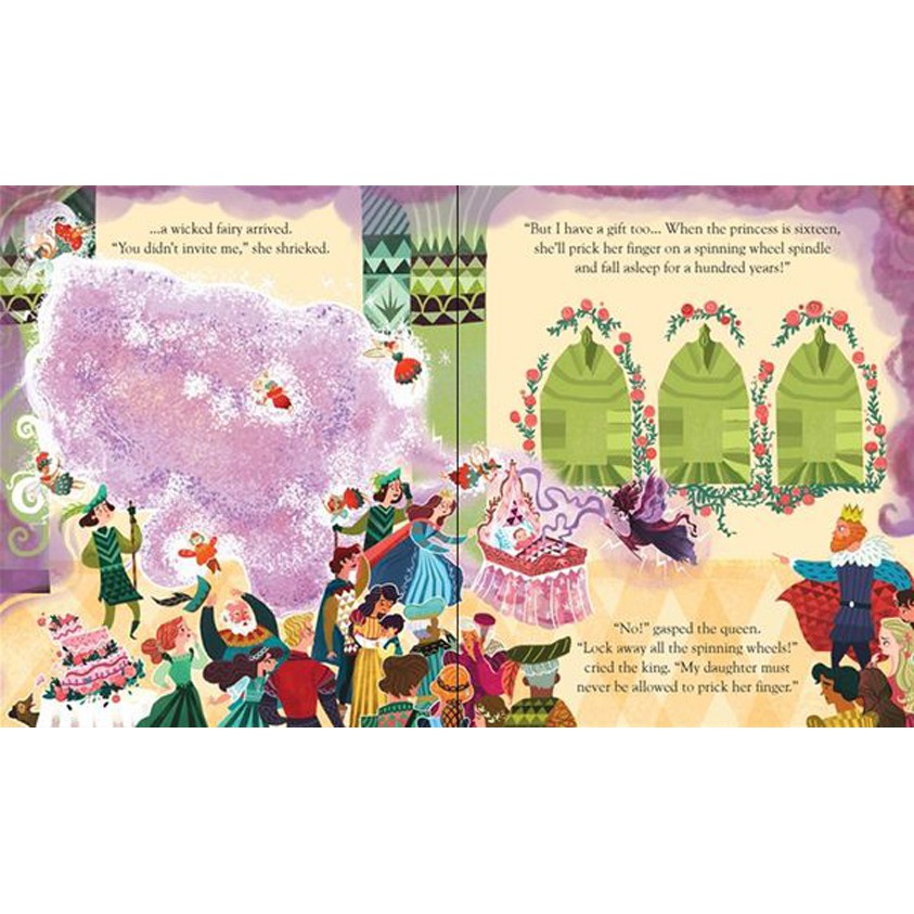 Sách - Anh: Peep Inside Sleeping Beauty