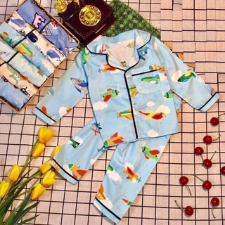 Leonguyen93 Bộ pijama dài tay mặc nhà CHO BÉ