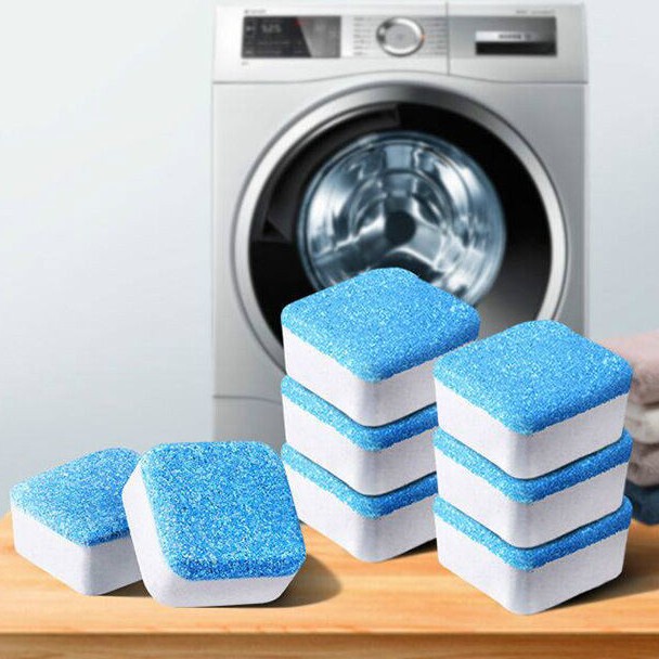 Hộp 12 Viên Vệ Sinh Lồng Máy Giặt Diệt Khuẩn Hiệu Quả - Combo 12 Viên Vệ Sinh Lồng Giặt Khogiasi247