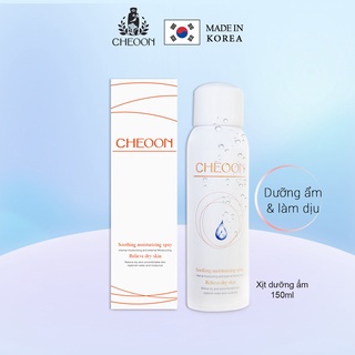 Xịt khoáng CHEOON giúp giữ ẩm làm dịu Dung tích 150ml chăm sóc da xịt nano làm lành kích ứng trắng da mặt dưỡng ẩm