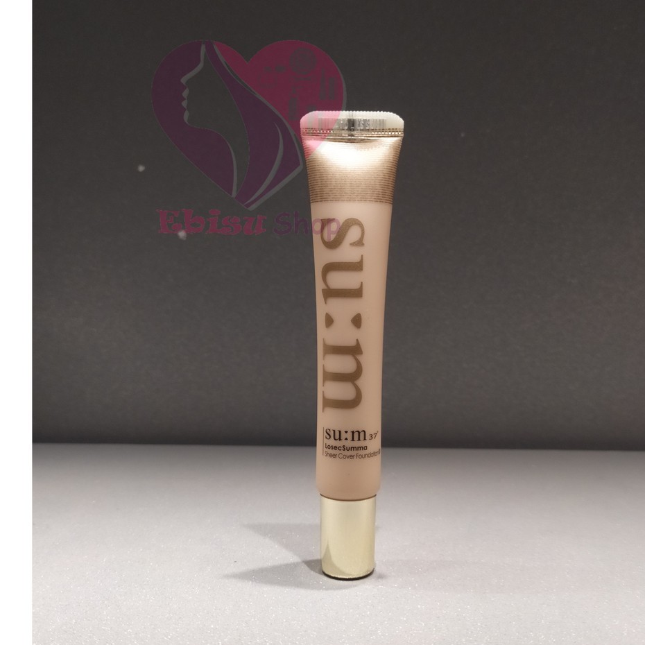 XẢ LỖ THU HỒI VỐN kem nền su:m37 Sheer Cover Foundation 01 20ml