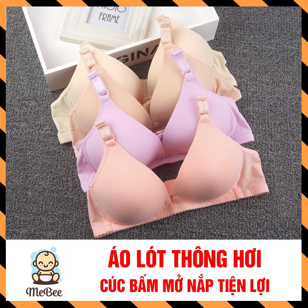 Áo lót thông hơi cho con bú có cúc bấm tiện lợi