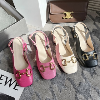 Giày Sandal Cao Gót Phong Cách Vintage 1.97 (Size 35-40)