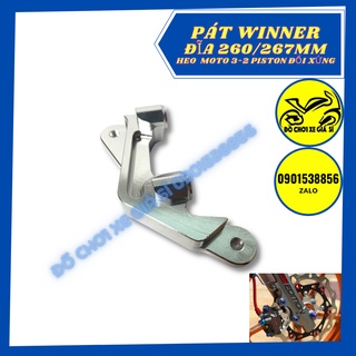 Pát trước Winner đĩa 260/267mm xài heo Moto 3 2 piston đối xứng