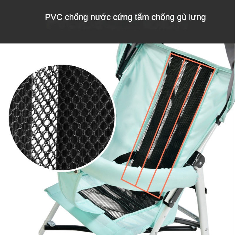 Xe đẩy trẻ em có thể gấp gọn nhẹ có thể ngồi và nằm Xe đẩy em bé đi du lịch siêu gọn nhẹ  gấp gọn cho bé đi du lịch