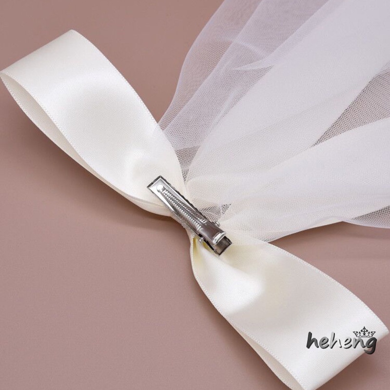 Mạng Che Mặt Đính Nơ Tua Rua Phụ Kiện Chụp Ảnh Đám Cưới / Trang Điểm Studio Mới