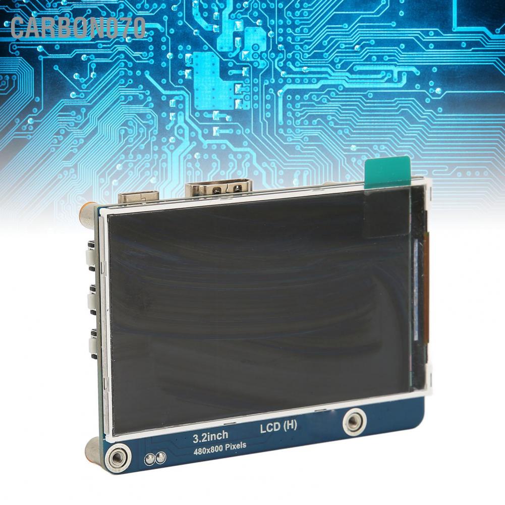 Hàng HOT Màn hình 3.2 inch cho Raspberry Pi Giao diện đa phương tiện độ nét cao HD IPS Độ sáng có thể điều chỉnh 480P HDMI【Carbon070】