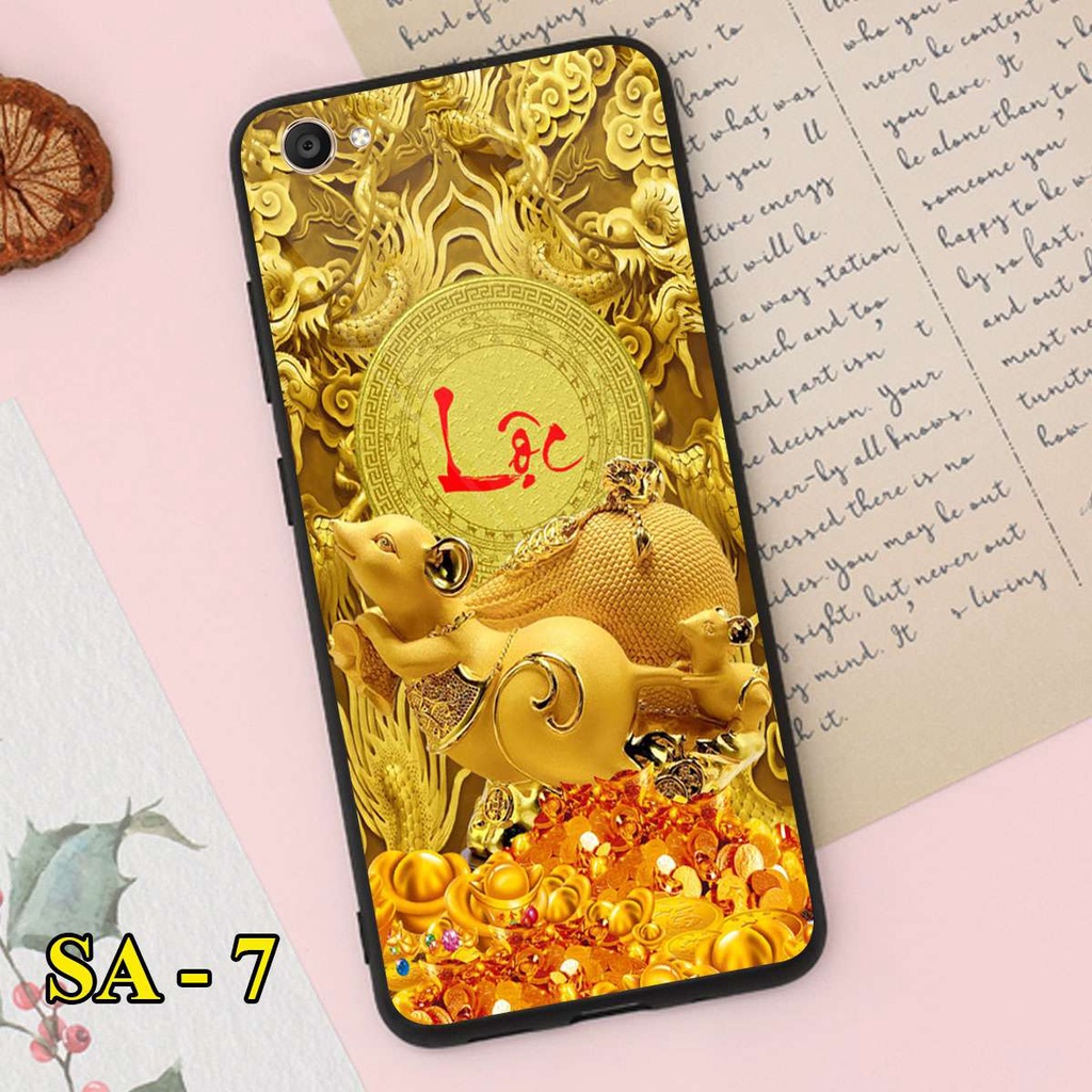 Ốp lưng 12 con giáp tài lộc cho Vivo Y53 - Vivo Y55 - Vivo V5 in kính sắc nét, sáng bóng