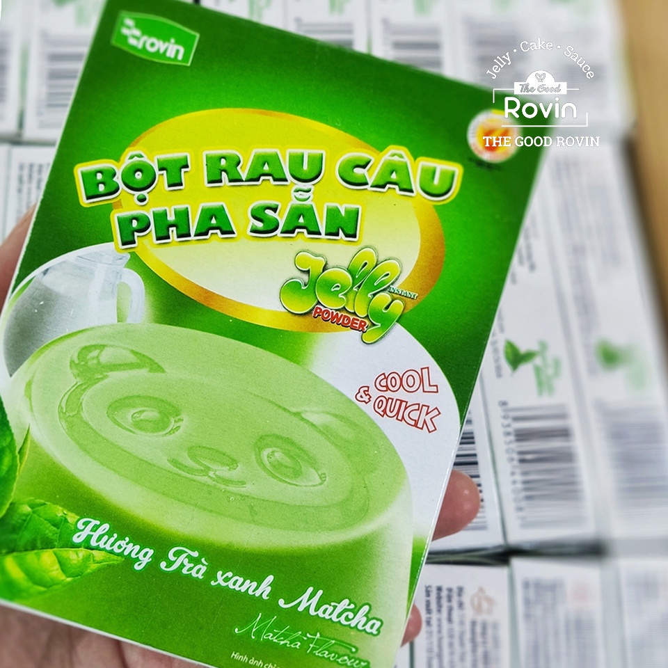 Bột Rau Câu Hương Trà Xanh Rovin (Hộp 60g)