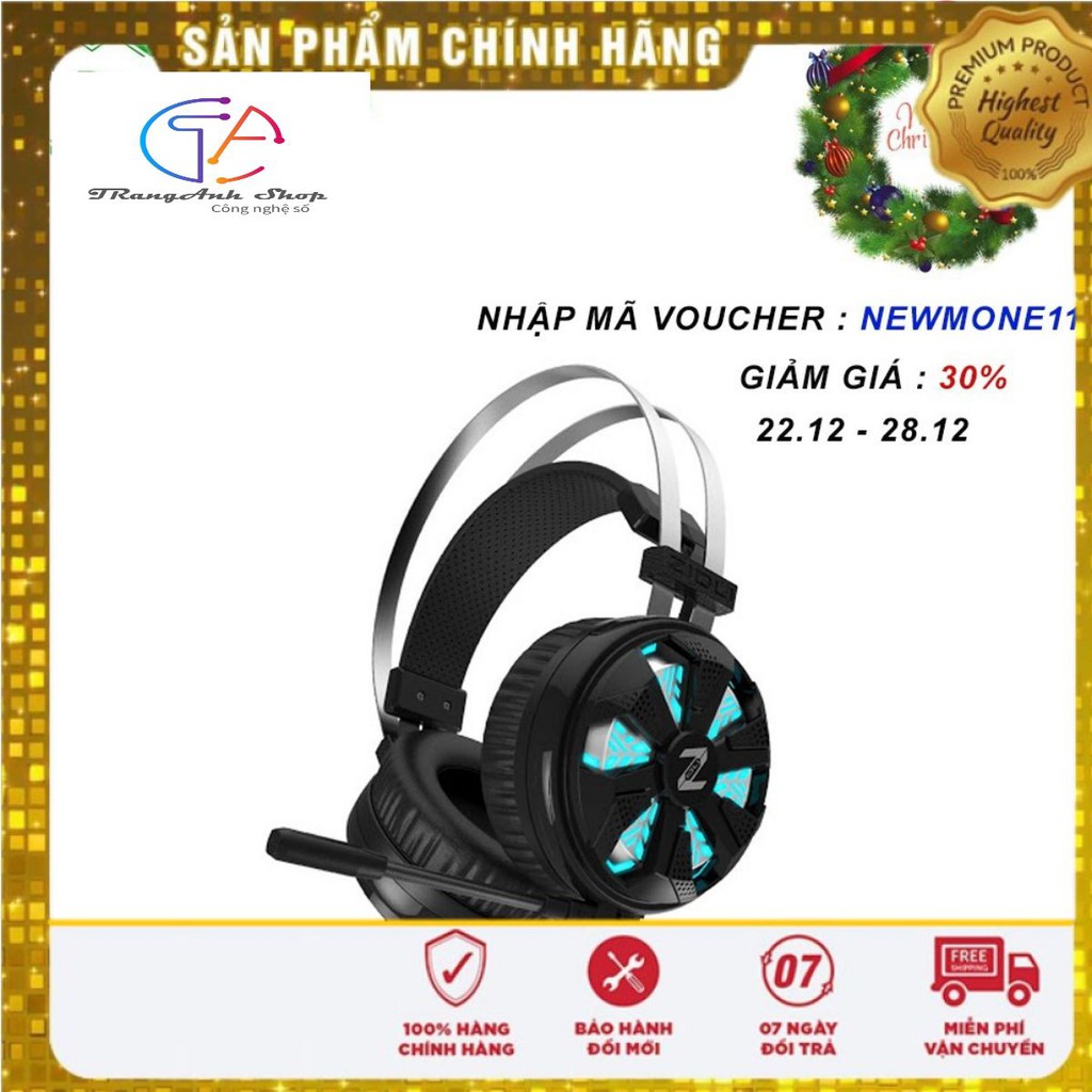 [ FREE SHIP ] Tai nghe chuyên phòng Game Zidli ZH7 7.1 USB (Có rung) - Hàng Chính Hãng