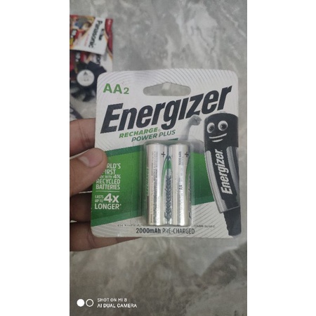 Bộ 2 Pin sạc Energizer AA (2A) 2000 mAh 1.2V