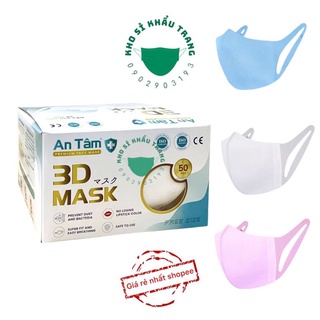 Hộp 50 cái khẩu trang 3D mask An Tâm