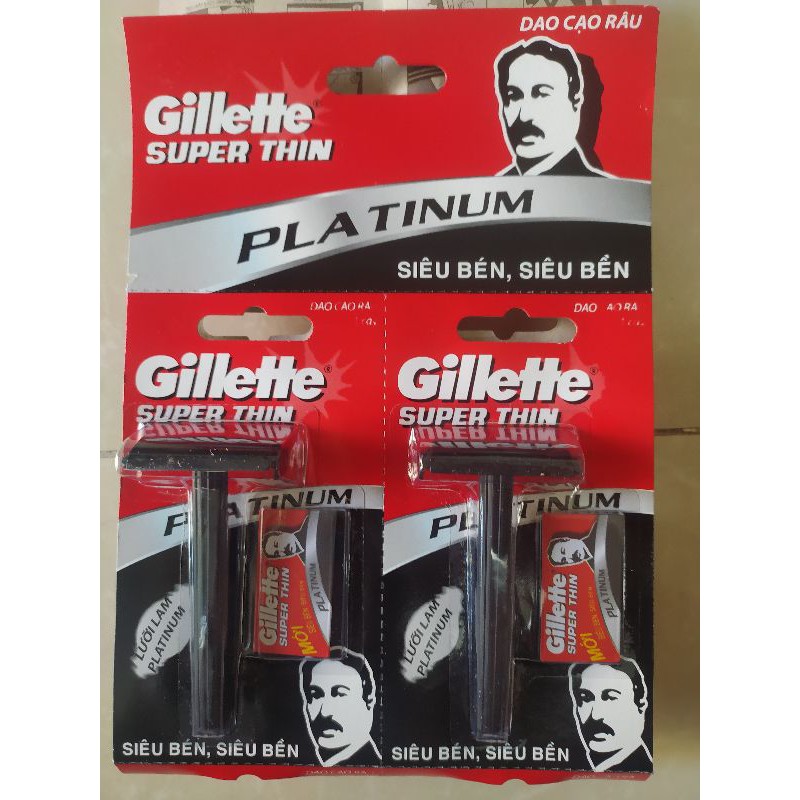 Dao cạo râu gillette supper thin siêu bén siêu bền dao cạo râu giá rẻ