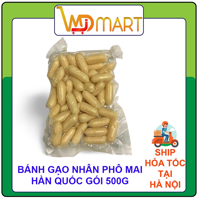 Bánh gạo hàn quốc nhân phô mai Hàn quốc gói trắng 500g