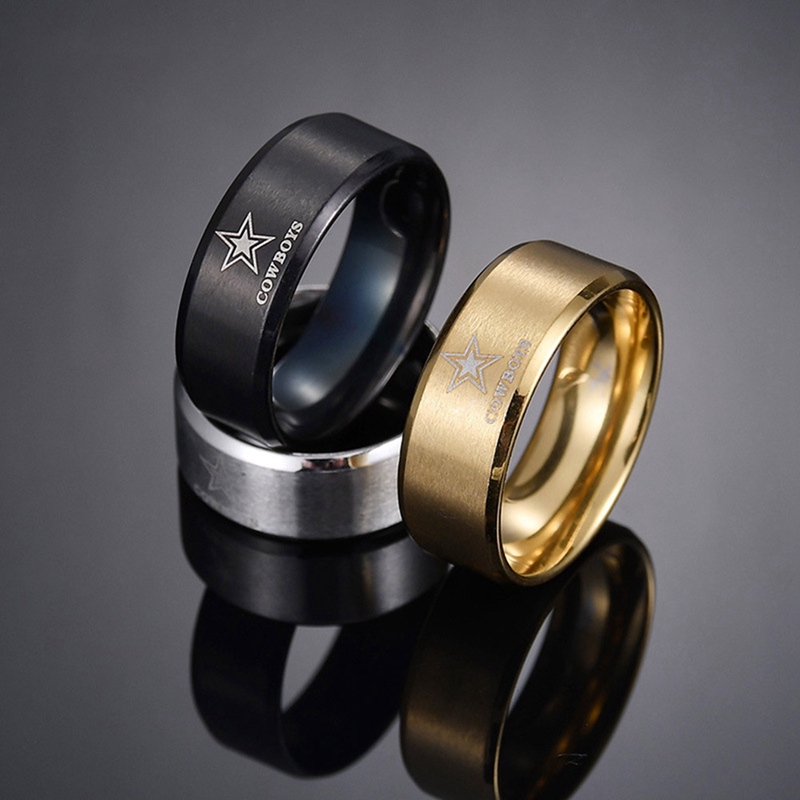 Nhẫn thép không gỉ kiểu dáng đơn giản thanh lịch dành cho cả nam và nữ