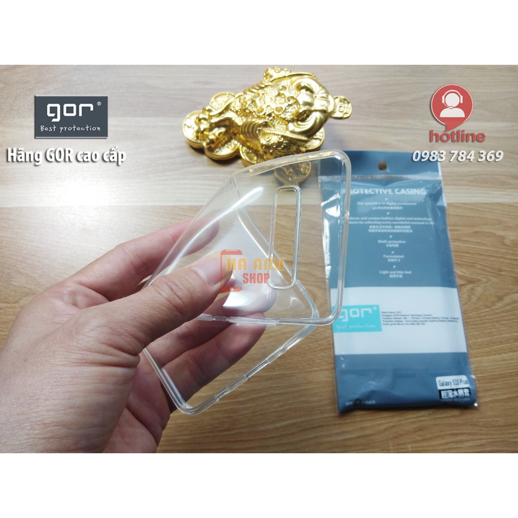 Ốp Samsung S10 / S10 Plus / S10e /S10 5G hãng Gor cao cấp trong suốt như pha lê, siêu dẻo, siêu mỏng, siêu nhẹ, siêu bền
