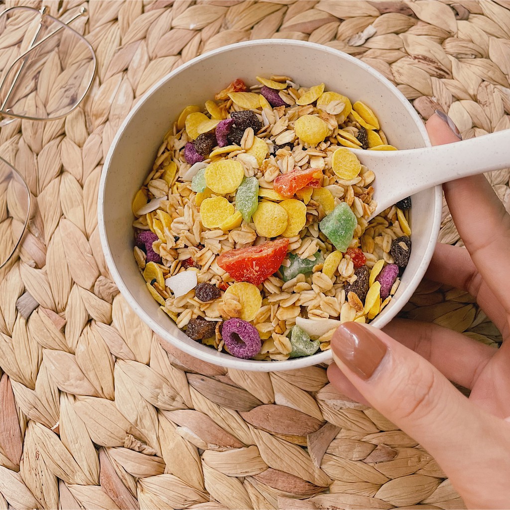 Túi/Hộp ngũ cốc Optimcom tại Ankobe, ít đường, dùng ăn sáng, hỗ trợ giảm cân | BigBuy360 - bigbuy360.vn