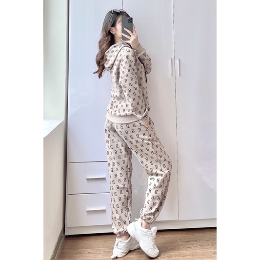 Bộ nỉ NY MLB monogram có mũ | BigBuy360 - bigbuy360.vn