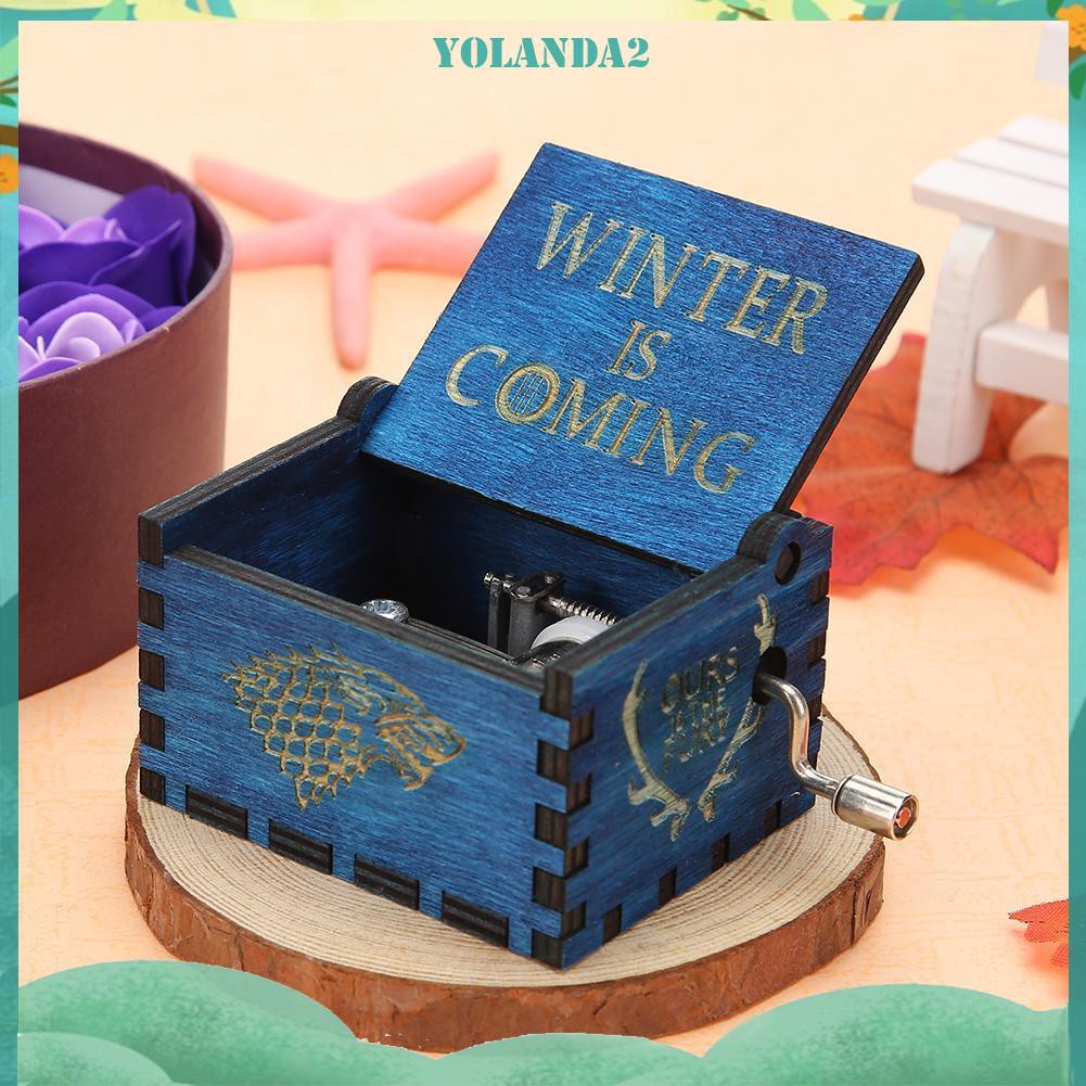 Hộp Nhạc Bằng Gỗ Vận Hành Thủ Công