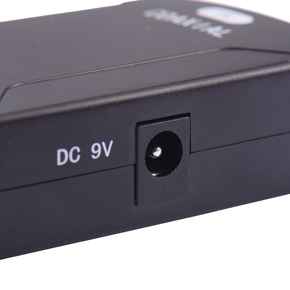 Đầu chuyển đổi tín hiệu âm thanh kỹ thuật số đồng trục RCA sang quang học Toslink SPDIF tiện lợi