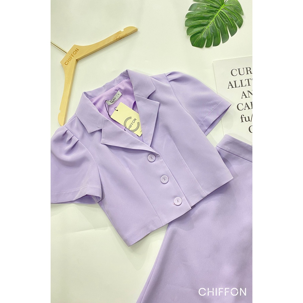 Chân váy bút chì 2 lớp cao cấp thiết kế Chiffon