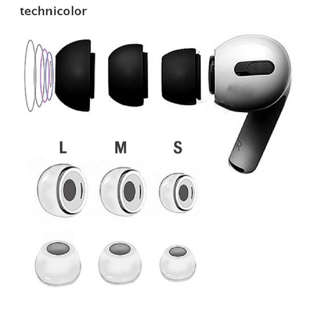 1 Cặp Nút Bọc Tai Nghe Thay Thế Chuyên Dụng Cho Apple Airpods Pro