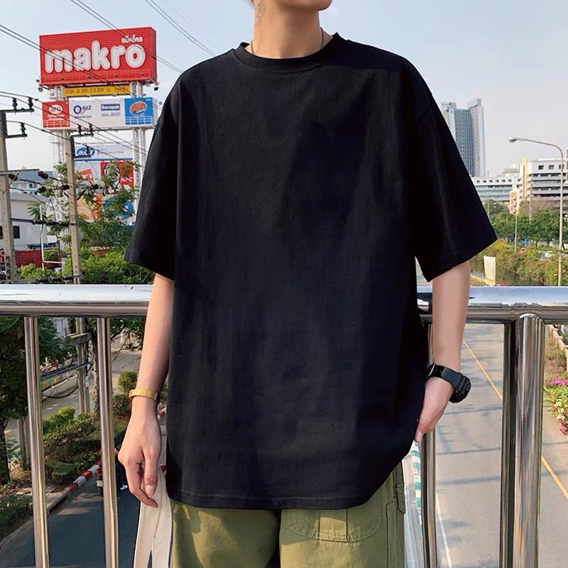 Áo Thun Trơn Unisex Form Rộng | BigBuy360 - bigbuy360.vn