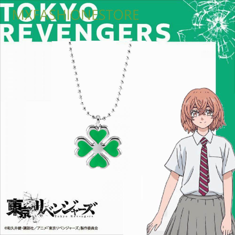 Vòng cổ hợp kim kẽm chủ đề nhân vật hoạt hình tachibana hinata trong tokyo revengers