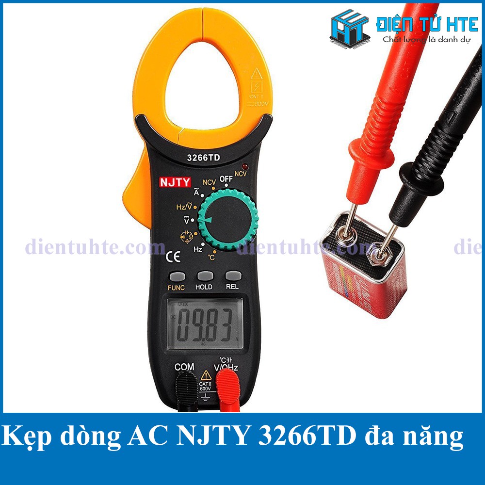 Đồng Hồ Kẹp Dòng NJTY 3266TD - Nhiều chức năng [HTE Quy Nhơn CN2]