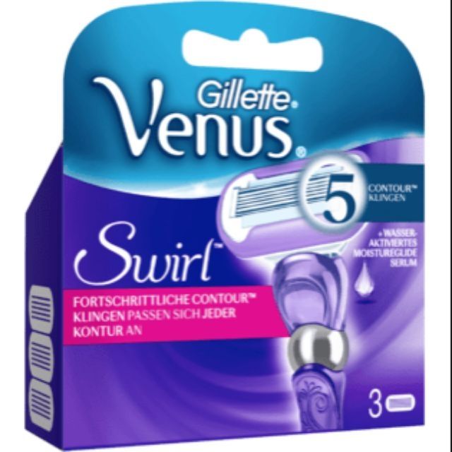 Set Lưỡi dao cạo thay thế Gillette Venus Swirl ( 3 chiếc ).
Made in Germany.