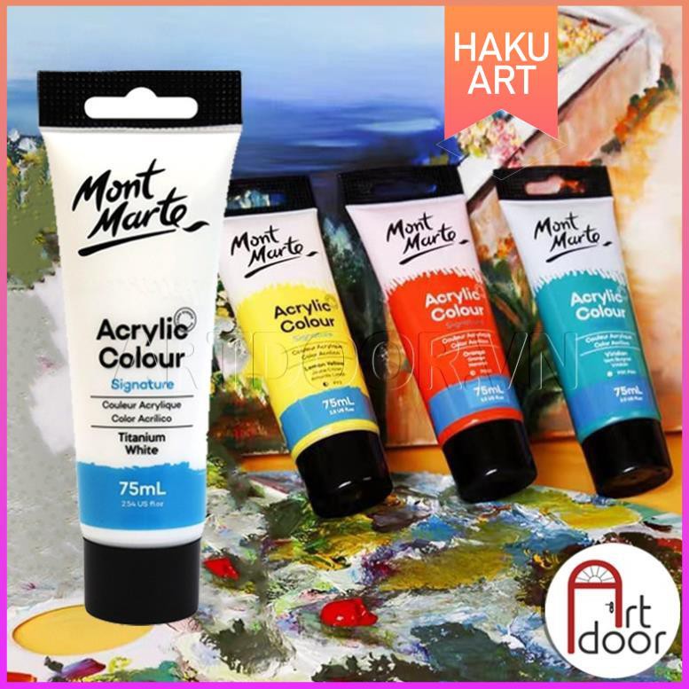 Màu Acrylic MONT MARTE Tuýp (P1, 75ml) - Họa Cụ Hakuart