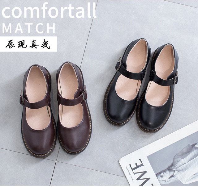L092 [ORDER] Giày Ulzzang quai ngang nữ sinh phiên bản Hàn Quốc (Mẫu mới) | BigBuy360 - bigbuy360.vn