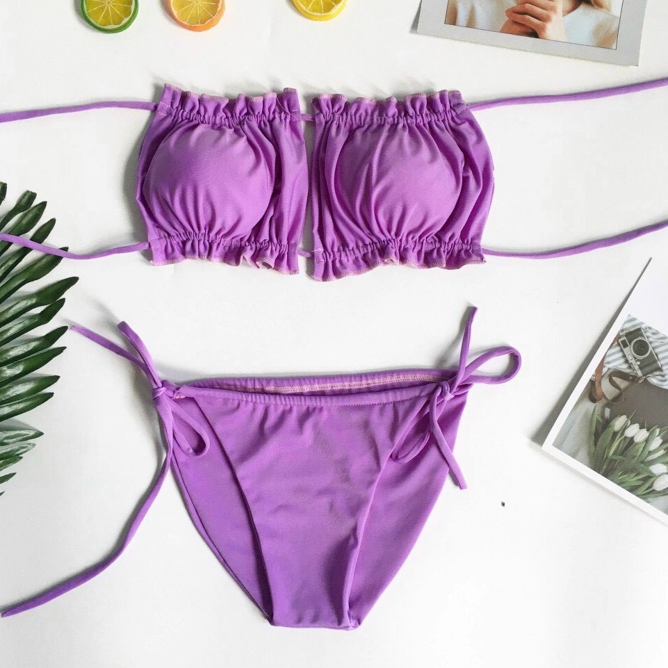 [Mã WASTUP giảm 10% tối đa 30K đơn 99K] Bikini Nữ Hai Mảnh Quần Tam Giác Mút Mỏng Sexy Freesize Bin Sports BHV083 | BigBuy360 - bigbuy360.vn