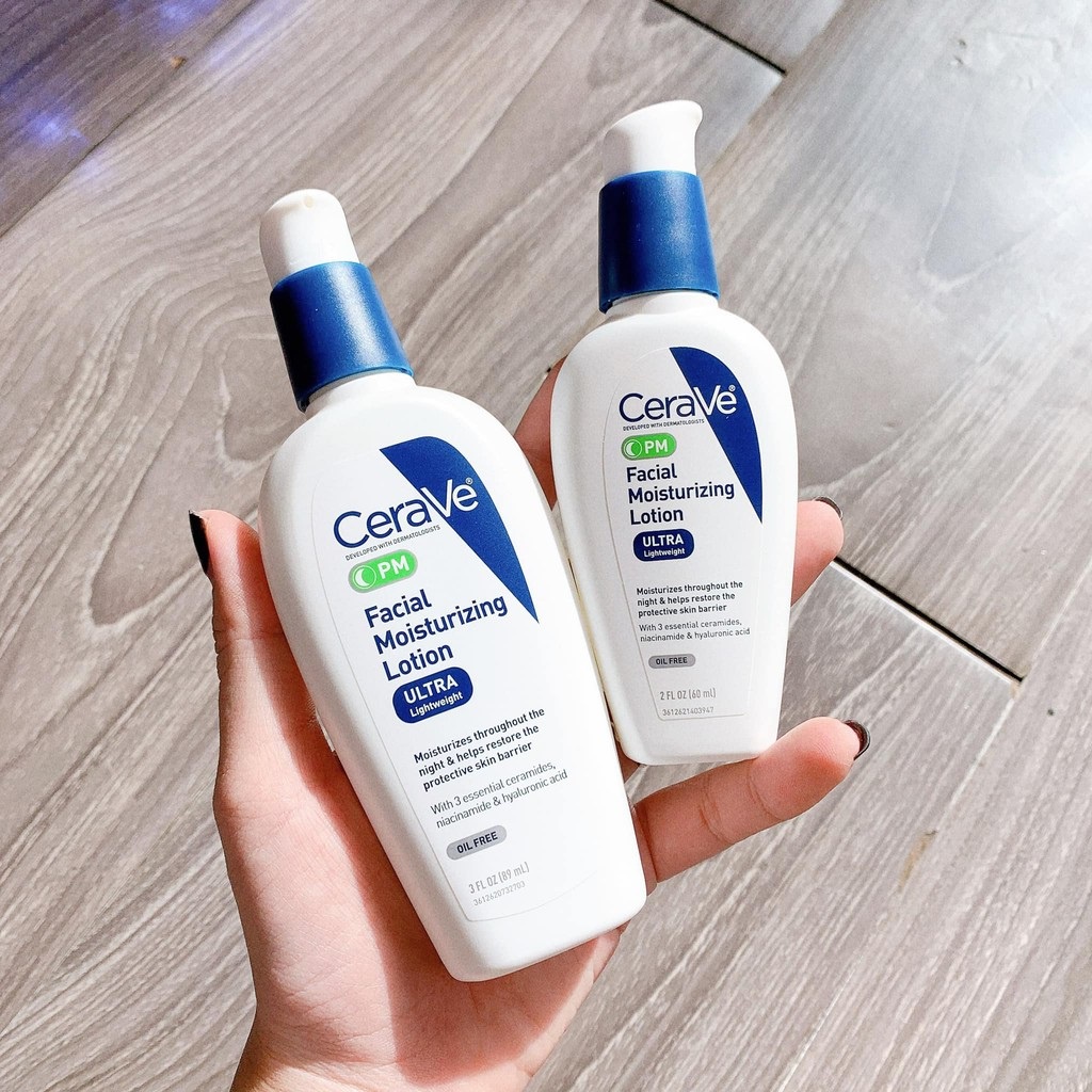 Kem dưỡng da ban đêm CeraVe PM Facial Moisturizing Lotion - ( 60ml - 89ml )